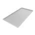 Aluminum bakery presentation tray :  length:600mm,  lenght:200mm, Color: satin white