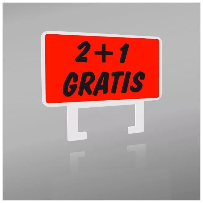 Clip "2+1 Gratis" Rectangle