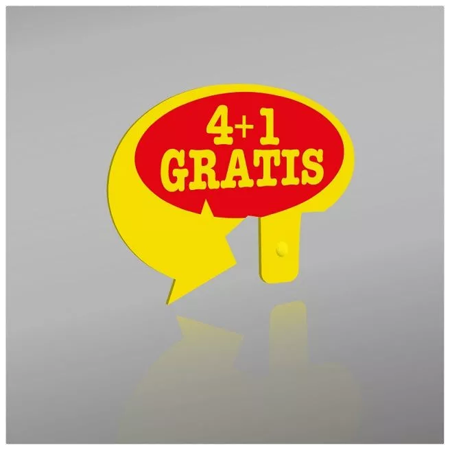 Pijl "4+1 Gratis"