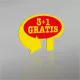 Pijl "3+1 gratis"