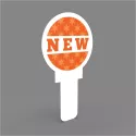 "New" sticker