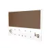 Etiquettes : Couleurs étiquettes:White, Management:color rectangle, Couleur détails:Chestnut, Format Label:70 x 50mm