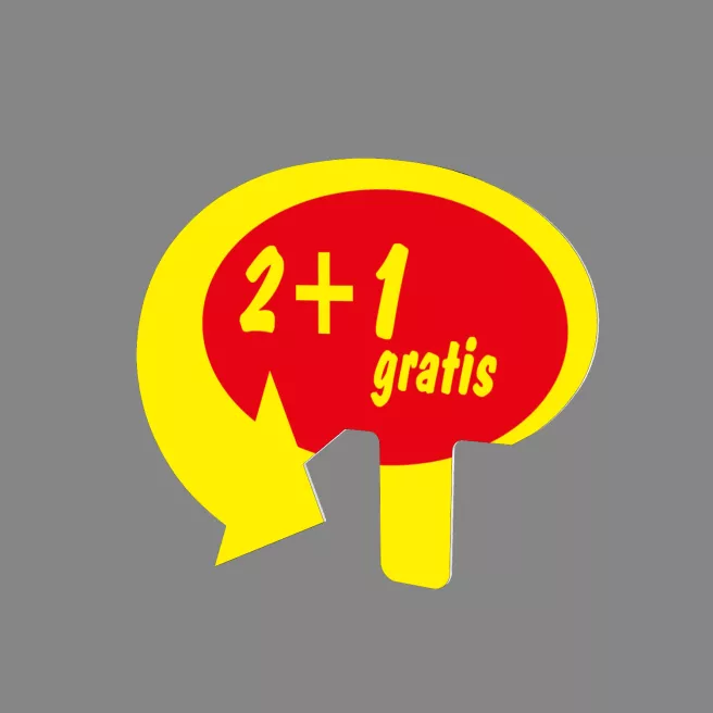 Fleche "2+1 Gratis"