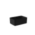 KATA crock tray in melamine : format kata crock:175mm X 260mm, Conditionnement:100mm, Color:Black