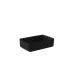 KATA crock tray in melamine : format kata crock:175mm X 260mm, Conditionnement:80mm, Color:Black