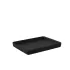 KATA crock tray in melamine : format kata crock:345 mm X 260 mm, Conditionnement:40mm, Color:Black