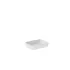 KATA crock tray in melamine : format kata crock:175mm X 130mm, Conditionnement:40mm, Color:White