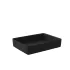 KATA crock tray in melamine : format kata crock:345 mm X 260 mm, Conditionnement:80mm, Color:Marble black
